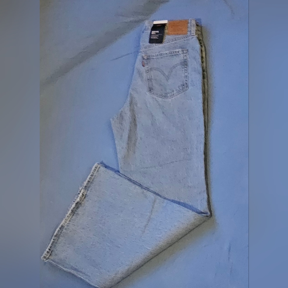 Levi's Ribcage Bell Blue Jeans